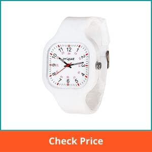 Origset Women Watch Square 24 Hour with 3-Hand